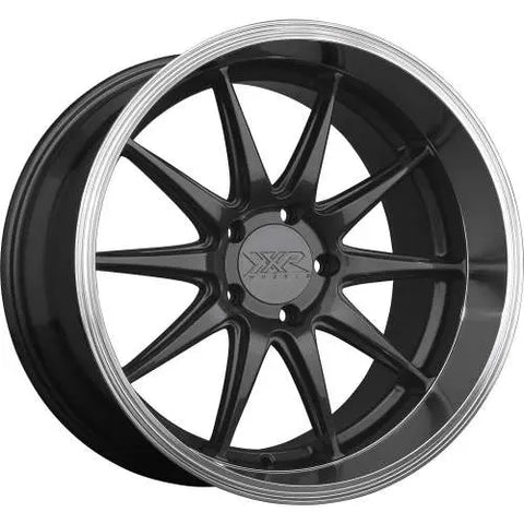XXR Wheels 527D Graphite Gray w/ Machined Lip 18x10.5 | 5x114.3 (527D806697)