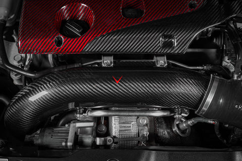 Eventuri Black Carbon Charge Pipe | 2017-2021 Honda Civic Type-R (EVE-FK8V3-CF-CHG)