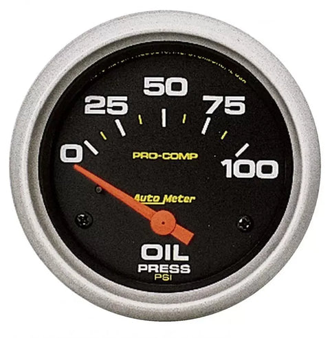 Autometer 2-5/8" 0-100 PSI Oil Pressure Gauge PRO-COMP | Universal (5427)