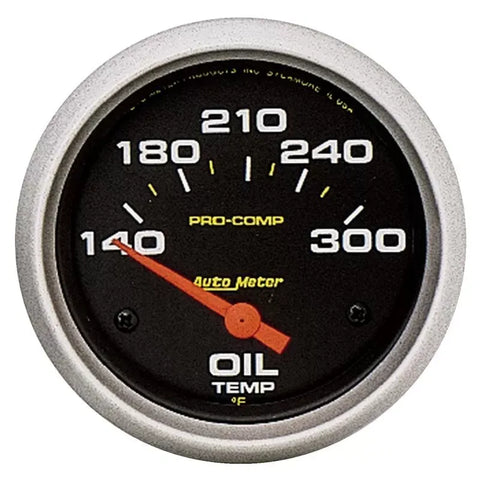 Autometer 2-5/8" 140-300 °F Oil Temperature Gauge PRO-COMP | Universal (5447)