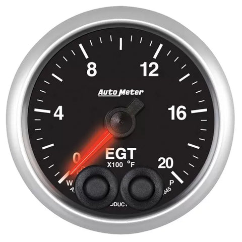 Autometer 2-1/16" 0-2000 °F Pyrometer EGT Gauge Elite | Universal (5645)