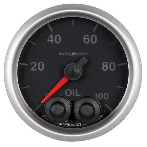 Autometer 2-1/16" 0-100 PSI Oil Pressure Gauge Elite | Universal (5652)