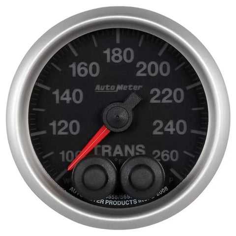 Autometer 2-1/16" 100-260 °F Transmission Temp Gauge Elite | Universal (5658)