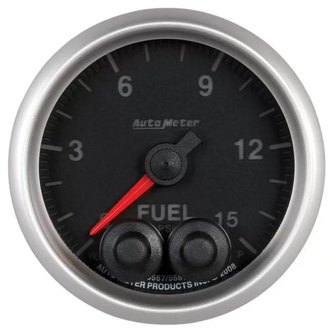 Autometer 2-1/16" 0-15 PSI Fuel Pressure Gauge Elite | Universal (5667)