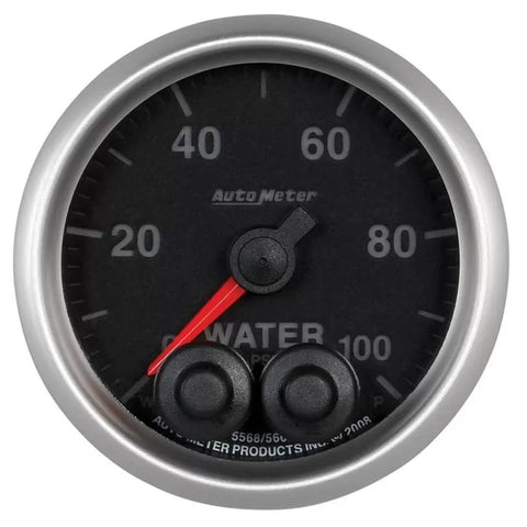 Autometer 2-1/16" 0-100 PSI Water Pressure Gauge Elite | Universal (5668)