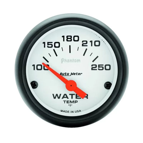 Autometer 2-1/16" 100-250 °F Water Temperature Gauge Phantom | Universal (5737)