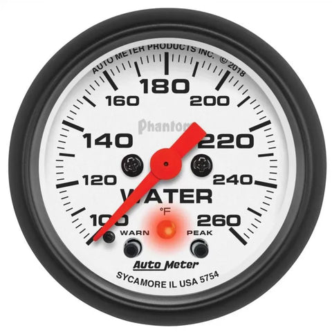 Autometer 2-1/16" 100-260 °F Water Temperature Gauge SPORT-COMP | Universal (5754)