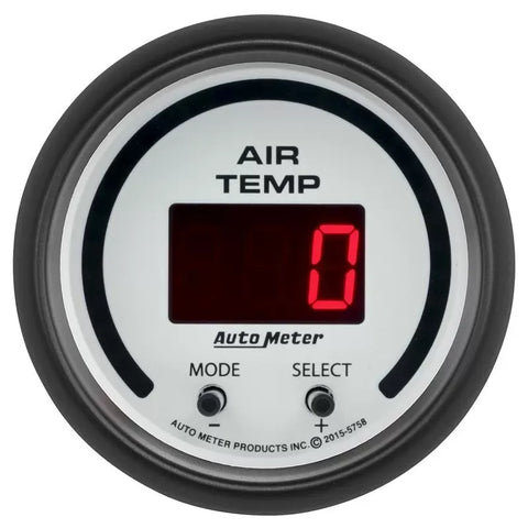 Autometer 2-1/16" 0-300 ºF Dual Channel Intake Air Temp Gauge Phantom | Universal (5758)
