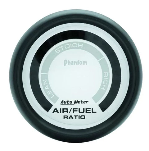 Autometer 2-1/16" LEAN-RICH Air/Fuel Ratio-Narrowband Gauge Phantom | Universal (5775)