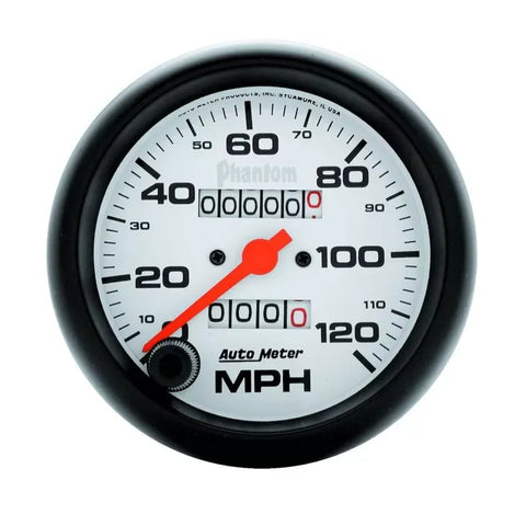 Autometer 3-3/8" 0-120 MPH Speedometer Gauge Phantom | Universal (5892)