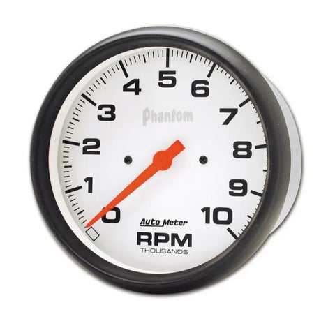 Autometer 5" 0-10000 RPM Tachometer Gauge Phantom | Universal (5898)