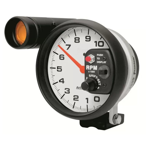 Autometer 5" 0-10000 RPM Tachometer Gauge Phantom | Universal (5899)