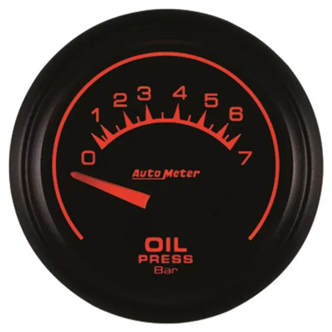 Autometer 2-1/16" 0-7 BAR Oil Pressure Gauge ES | Universal (5927-M)