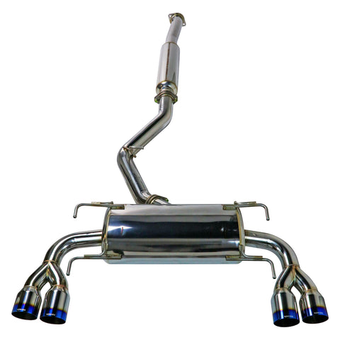 Remark Sports Touring Spec Catback Exhaust w/Resonator | 2008-2014 Subaru WRX / STI Hatch (RK-C2076S-02)