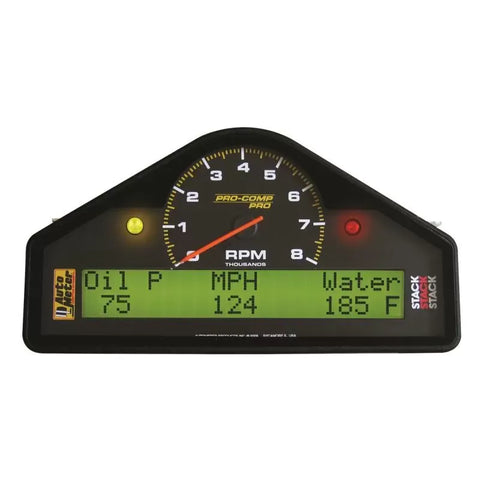 Autometer STREET DASH PRO-COMP PRO 0-3-8K RPMRPM/MPH/OILP/OILT/WTMP/VOLT Street Dash Display | Universal (6002)