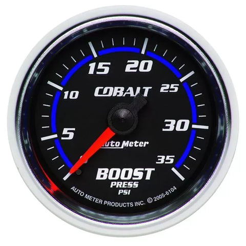 Autometer 2-1/16" 0-35 PSI Boost Gauge Cobalt | Universal (6104)