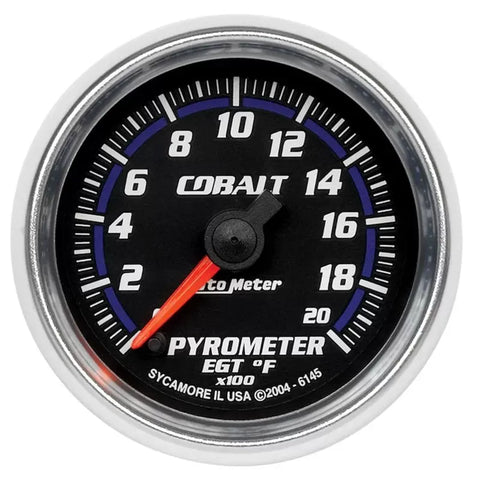 Autometer 2-1/16" 0-2000 °F Pyrometer EGT Gauge Cobalt | Universal (6145)