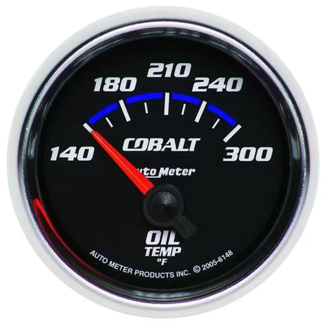 Autometer 2-1/16" 140-300 °F Oil Temperature Gauge Cobalt | Universal (6148)