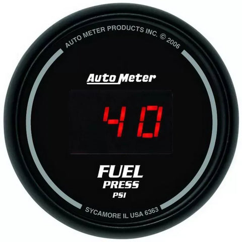 Autometer 2-1/16" 0-100 PSI Fuel Pressure Gauge SPORT-COMP Digital | Universal (6363)