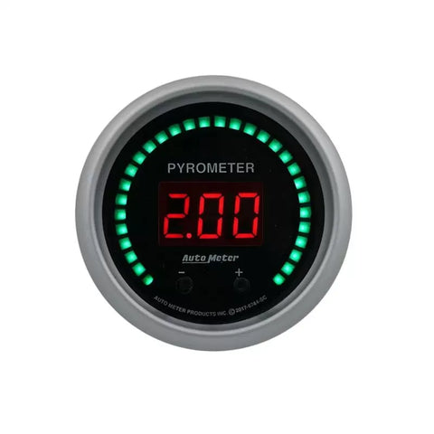 Autometer 2-1/16" Two Channel 0-2000 ºF Digital Pyrometer EGT Gauge SPORT-COMP Elite | Universal (6744-SC)
