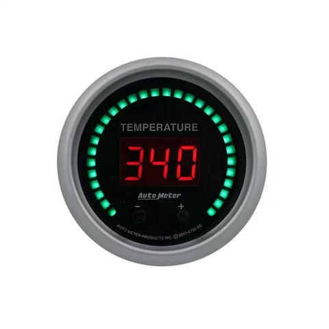 Autometer 2-1/16" Two Channel Selectable Scale ºF / ºC Digital Fluid Temperature Gauge SPORT-COMP Elite | Universal (6754-SC)