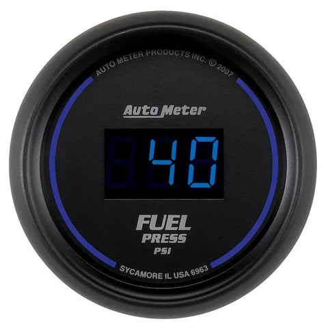 Autometer 2-1/16" 0-100 PSI Digital Fuel Pressure Gauge Cobalt | Universal (6963)