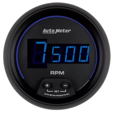 Autometer 3-3/8" 0-10000 RPM Digital Tachometer Gauge Cobalt | Universal (6997)