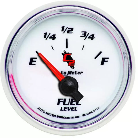 Autometer 2-1/16" 240-33 Ω SSE Fuel Level Gauge C2 | Universal (7116)