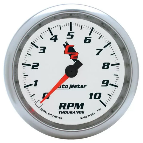 Autometer 3-3/8" 0-10000 RPM Tachometer Gauge C2 | Universal (7297)