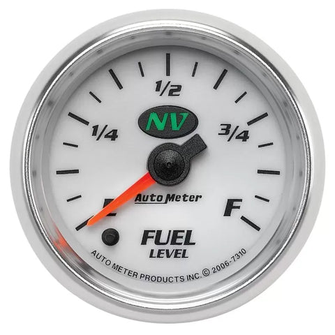 Autometer 2-1/16" Programmable 0-280 Ω Fuel Level Gauge NV | Universal (7310)