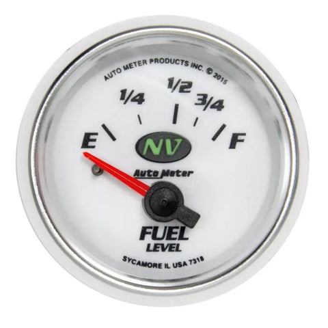 Autometer 2-1/16" 16-158 Ω Fuel Level Gauge NV | Universal (7318)