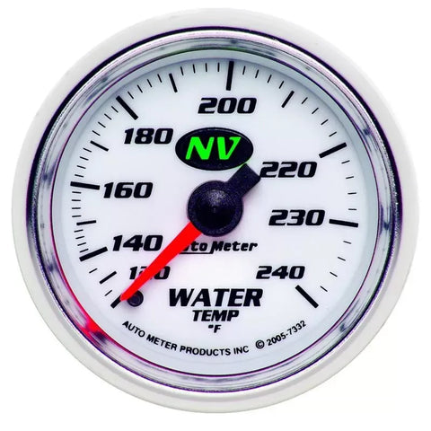 Autometer 2-1/16" 120-240 °F Water Temperature Gauge NV | Universal (7332)