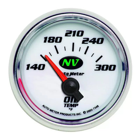 Autometer 2-1/16" 140-300 °F Oil Temperature Gauge NV | Universal (7348)