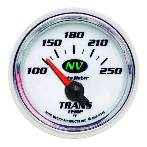 Autometer 2-1/16" 100-250 °F Transmission Temp Gauge NV | Universal (7349)