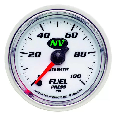 Autometer 2-1/16" 0-100 PSI Fuel Pressure Gauge NV | Universal (7363)