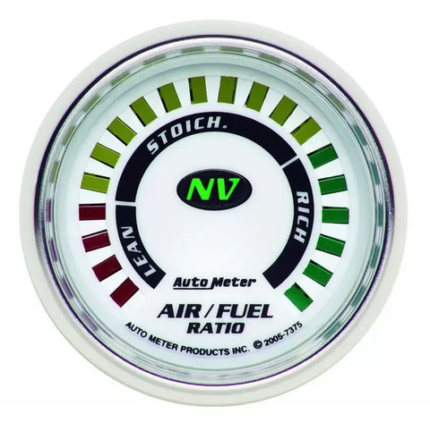 Autometer 2-1/16" LEAN-RICH Air/Fuel Ratio-Narrowband Gauge NV | Universal (7375)