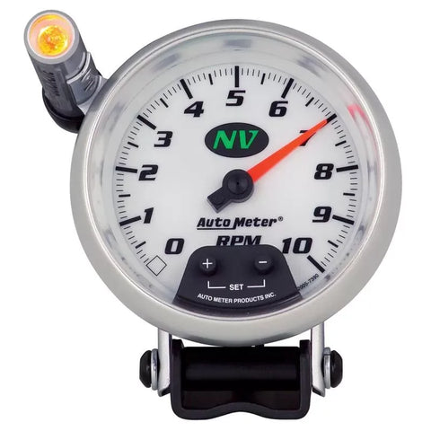 Autometer 3-3/4" 0-10000 RPM Pedestal Tachometer Gauge NV | Universal (7390)