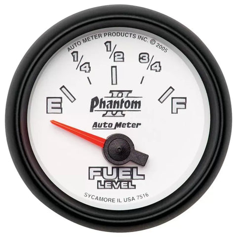Autometer 2-1/16" 240- 33 Ω Fuel Level Gauge SSE | Universal (7516)