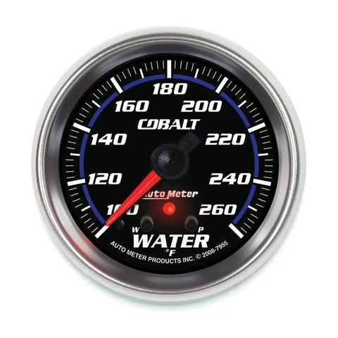 Autometer 2-5/8" 100-260 °F Water Temperature Gauge Cobalt | Universal (7955)
