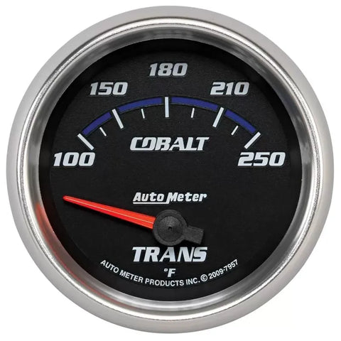 Autometer 2-5/8" 100-250 °F Transmission Temp Gauge Cobalt | Universal (7957)