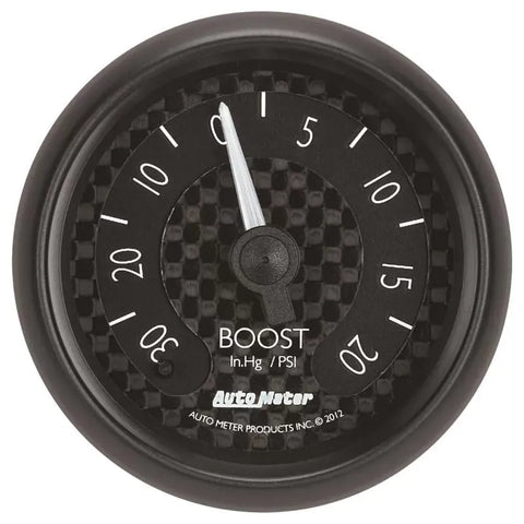 Autometer 2-1/16" 30 IN HG/20 PSI Vacuum/Boost Gauge GT | Universal (8001)