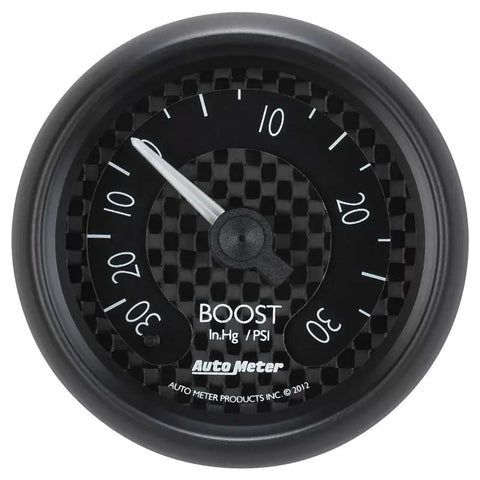 Autometer 2-1/16" 30 IN HG/30 PSI Vacuum/Boost Gauge GT | Universal (8003)