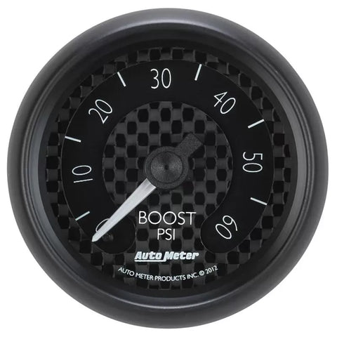 Autometer 2-1/16" 0-60 PSI Boost Gauge GT | Universal (8005)