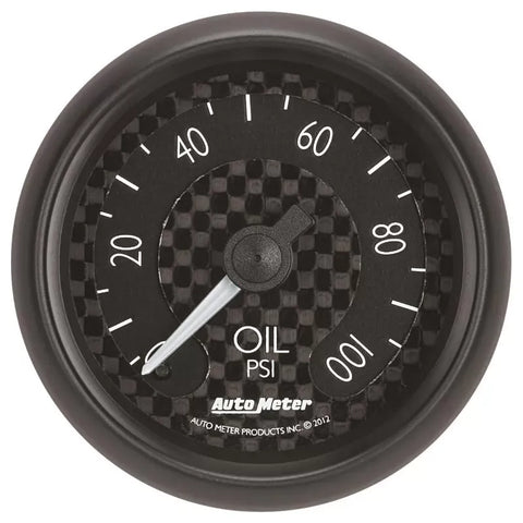 Autometer 2-1/16" 0-100 PSI Oil Pressure Gauge GT | Universal (8021)