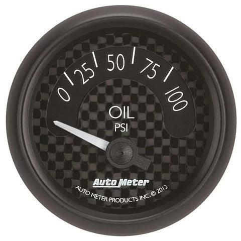 Autometer 2-1/16" 0-100 PSI Oil Pressure Gauge GT | Universal (8027)
