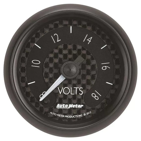 Autometer 2-1/16" 8-18V Voltmeter Gauge GT | Universal (8091)