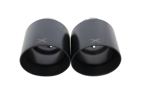 XForce 3" Black Tips | 2011-2019 Jeep Grand Cherokee SRT8 (ESJC13BLKTIPS)