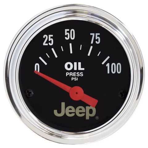 Autometer 2-1/16" 0-100 PSI Oil Pressure Gauge Jeep | Universal (880240)
