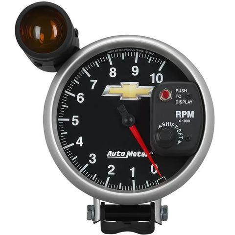Autometer 5" 0-10000 RPM Tachometer Gauge Pedestal W/ EXT. SHIFT-LITE | Universal (880445)
