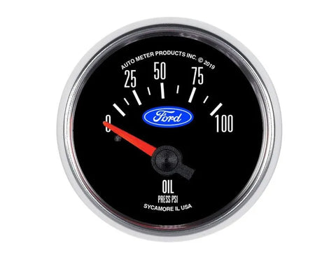 Autometer 2-1/16" 0-100 PSI Oil Pressure Gauge FORD | Universal (880821)
